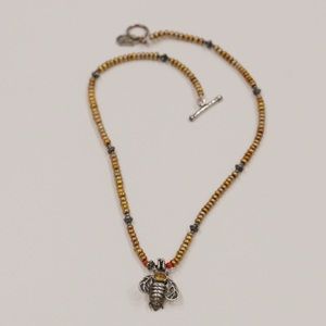 Mignon Faget Sterling Silver Bumble Bee Necklace